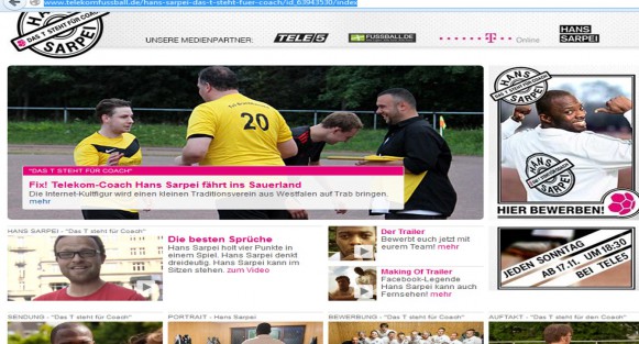 Link zur Homepage von Telekom Fussball